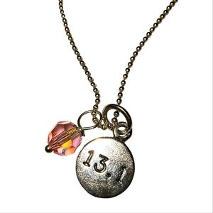 Half Marathon 13.1 Keepsake Necklace in Sterling Silver